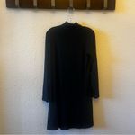 Eileen Fisher Eileen Fischer Elegant Black Turtleneck Dress Size Small Photo 2