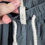 Pact Blue Organic Cotton High Rise Pants Photo 2