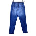 KanCan Jeans Womens 5/26 High Rise Distressed Mom Denim‎ Blue Elastic Waist Photo 1