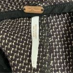 Free People  Belted High Waist Wide Leg Pants Brown Tweed Trouser Women’s Size 2 Photo 7