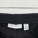 Susan Graver Black Full Length Flare Pull On Pants High Rise Stretch Size 2XP Photo 8