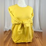 Zenana Outfitters Raglan Sleeves Cotton Crewneck Sweatshirt Relaxed Yellow Loungewear 2X Photo 3