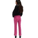 Free People NWOT High Time Velvet Kick Flare Pants In Very Berry SZ-0 Photo 3