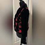 Anthropologie Ett:twa by  Cropped Velvet Floral Embroidered Jacket/Blazer Photo 2