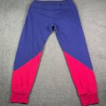 Aviator Nation  Glider Sweatpants Womens Large Purple Joggers Glider Colorblock Photo 3