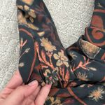 Preen by Thornton Bregazzi silk blend long sleeve draped flowy mini dress poppy Size 8 Photo 8