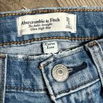 Abercrombie & Fitch  Ankle Straight Ultra High Rise Curve Love Blue Jeans 26 Photo 5