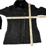 The Montana Clothing asymmetrical Zip jacket, Boiled Wool, XL Black Grey Gray Photo 10