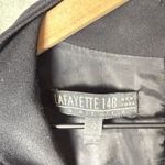 Lafayette 148 New York Petite Women’s Black 100% Wool Dress with pockets size 4 Photo 6