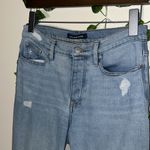 Calvin Klein Jeans High Rise Straight Slightly Ripped Distressed Jeans Blue Size 27 Photo 1