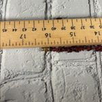 Stone Chip 16 in Necklace Garnet Gold tone Barrel Clasp Vintage Red Photo 8