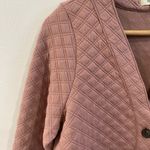 Madewell | (Re) Sourced Quilted Crop Cardigan Sweatshirt In Pink Size XS Photo 3