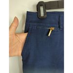 Lauren Ralph Lauren Women's Mid Rise Cotton Straight Leg Dress Pants Blue Size 2 Photo 4