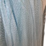 Vintage 50s Fit Flare Ice Blue tea length gown dress princess cinderella costume Photo 7