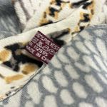 G Open Front Animal Print Print Kimono Coverup Jacket Top One Size Fits Most White Size L Photo 8