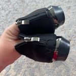 Floral Rhinestone Mesh Heeled Shoes Black 42 Size 11 Photo 5