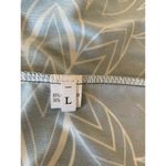 Tube top dress blue and white botanical print euc size large Photo 5