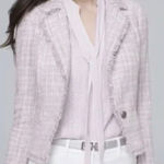 White House | Black Market  Tweed Blazer size 10 Lilac Purple Classic Office Photo 0