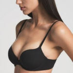 SKIMS $54 NWT  FITS EVERYBODY PUSH UP DEMI BRA ONYX - 34DD Photo 0