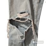 ZARA  Size 6 high waisted distressed denim mom jeans Photo 3