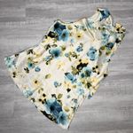 Bcx Shirt Blouse Silky Floral Top Size Large Photo 6