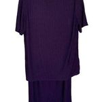 Samatha Lee Sweater Skirt 2 Piece Set Purple Women's Size Medium Photo 0
