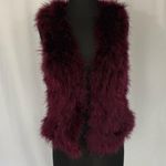 Club Monaco Purple Feathered Vest in Size Medium Photo 1