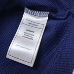 MONROW Blue Thermal Henley Shirt Waffle Knit Scoop Neck Long Sleeve Medium New Photo 6