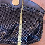 Whiting & Davis Vintage  Co black sequin’s purse pocketbook made in China Photo 2
