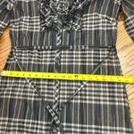 Banana Republic  Gingham Plaid Button Front Mini Dress Size 6 Photo 12