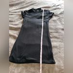 Streetwear Society  Mock Neck Black Ribbed Peek-a-boo Mini Dress Women’s Sz M EUC Photo 6
