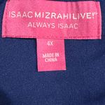 Isaac Mizrahi  Navy Blue polkadot dress size 4X NWOT Photo 4