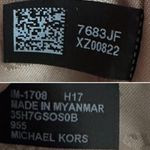 Michael Kors  Signature PVC & Leather Kellen Satchel Crossbody Bag Photo 6