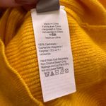 J.Crew dark yellow cashmere knit short sleeve sweater top size S Photo 6