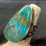 Sterling Silver JAY KING DTR Desert Rose Turquoise Cocktail Ring Sz 6 NWOT Photo 1