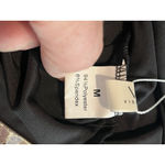 Vidussa Off Shoulder Top Womens Size Medium Gold Shimmer Tie Sleeve Short Sleeve Photo 4