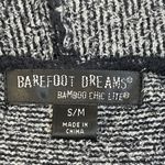 Barefoot Dreams ‎ Cardigan S/M Gray Cascade Front Bamboo Chic Lite Lounge Street Photo 2