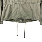 Old Navy  Canvas Field Jacket Women's M Olive Green Zip Gorpcore Pockets Military Photo 9