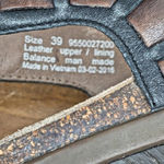 Dansko  Debby Leather Ankle Strap Chunky Sandals 39 Photo 1