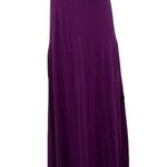 Athleta  Size XS Santana Halter Maxi Dress Purple Neck Tie Adjustable Pockets Photo 2