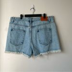 Princess Polly Curve Light Wash Distressed Denim Shorts 16 Photo 3