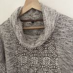 North River Sweater Womens Jacquard French Terry Cowl Outdoors Western Woven M Tan Size M Photo 5