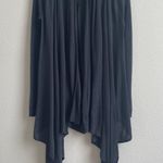 Lululemon Black Dark Grey Cashmere Blend Express Yourself Open Drape Cardigan Photo 3