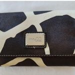 Nine & Co. by Ninewest Women's Brown Beige Animal Print Trifold Wallets Photo 0