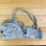 Aerie Scoop Lace Up Bralette GraySize Large Photo 1