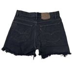 Levi's  Vintage 505 90s Black Denim Cutoff Shorts Photo 2