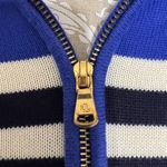 Ralph Lauren  Nautical Stripe Knit Pullover Cotton Sweater Size L Blue White Photo 3