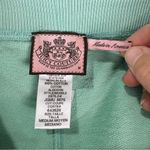 Juicy Couture Y2K Mint Green Sequined Distressed Long Shorts Grunge Size Medium Photo 7