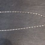 Silver crystal sea star necklace Photo 3