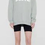 ANINE BING  Tyler Sweatshirt Satin Bing in Sage Green Size Small NWOT Photo 0